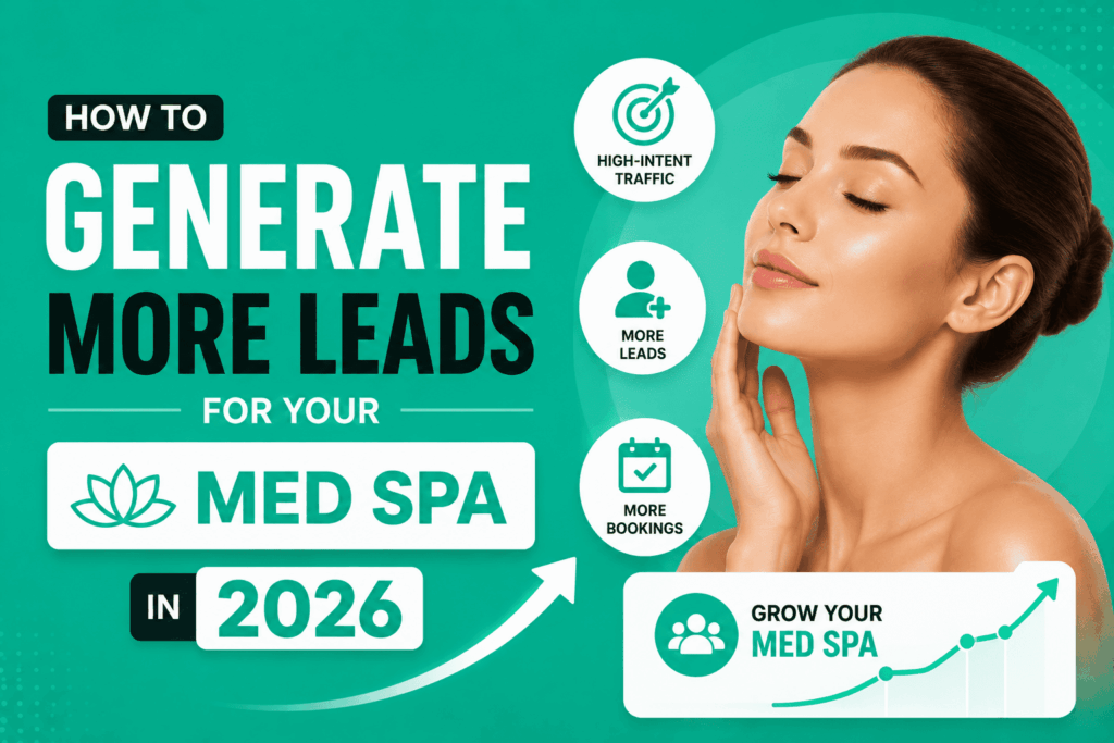 How To Generate More Leads For Your Med Spa In 2026