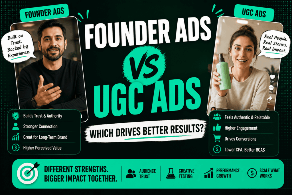 Founder Ads vs UGC Ads: Which Converts Better In 2026?
